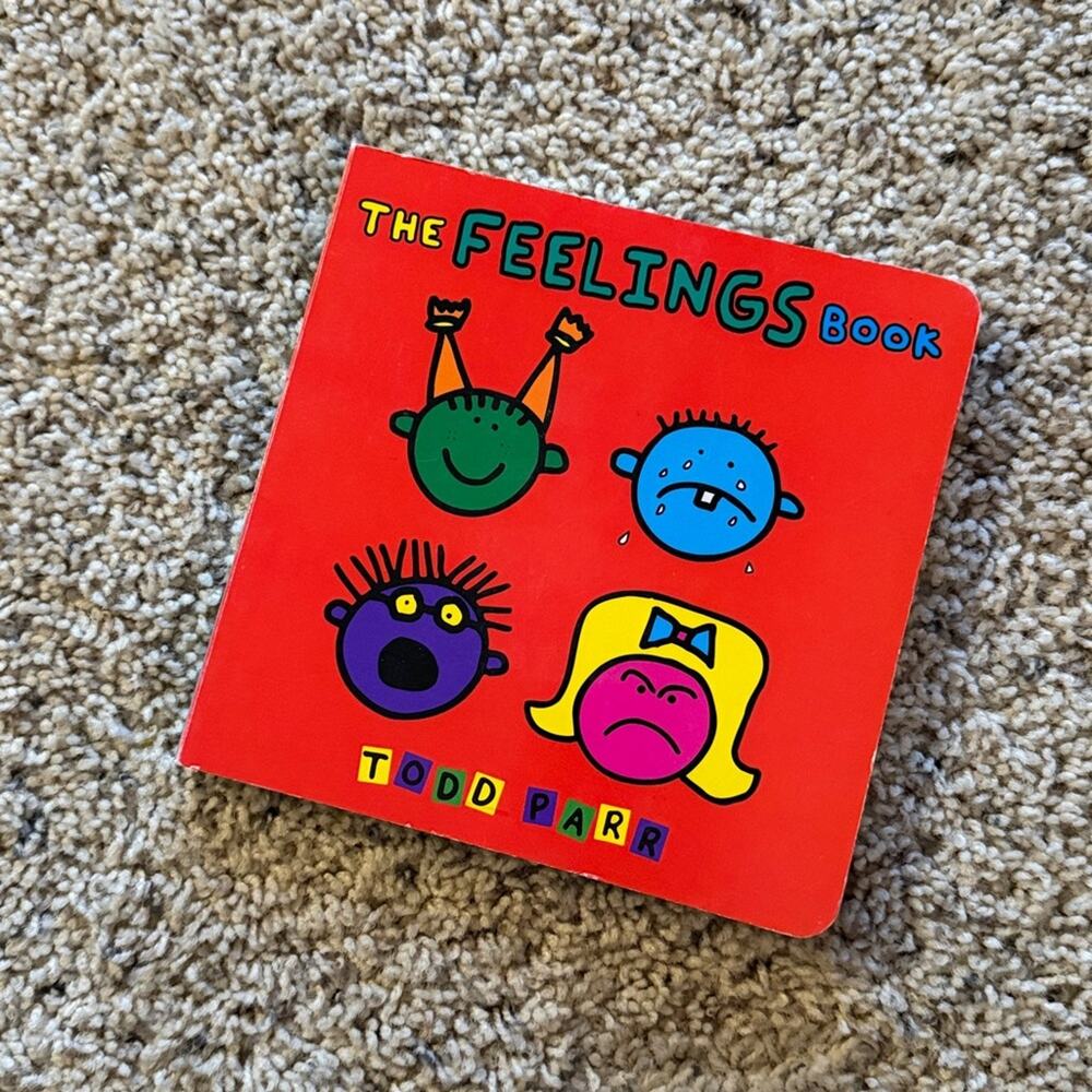 3/$25 🪩 TODD PARR Feelings Board 
 Book | Social Emotional Toddler Book